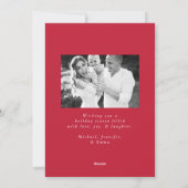 ミニマルなキャンディーケーンのフレーム写真 シーズンカード (裏面)