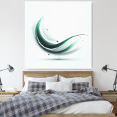 ミニマルなキャンバスの壁アート キャンバスプリント (インサイチュ (寝室))