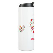 ミニマルなクリスマスと新年おめでとう タンブラー (回転左)