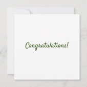 ミニマルなクリスマスと新年の幸せ (裏面)