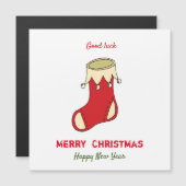 ミニマルなクリスマスと新年の幸せ (正面/裏面)