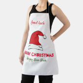 ミニマルなクリスマスと新年の幸せ エプロン (インサイチュ)