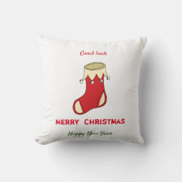 ミニマルなクリスマスと新年の幸せ クッション