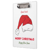 ミニマルなクリスマスと新年の幸せ クリップボード (左)