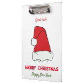 ミニマルなクリスマスと新年の幸せ クリップボード (左)