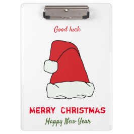 ミニマルなクリスマスと新年の幸せ クリップボード