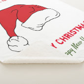 ミニマルなクリスマスと新年の幸せ シェルパブランケット (3/4)