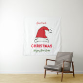 ミニマルなクリスマスと新年の幸せ タペストリー (インサイチュ)