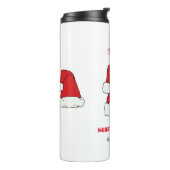 ミニマルなクリスマスと新年の幸せ タンブラー (回転左)