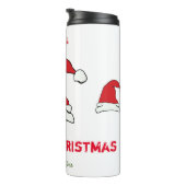 ミニマルなクリスマスと新年の幸せ タンブラー (回転右)