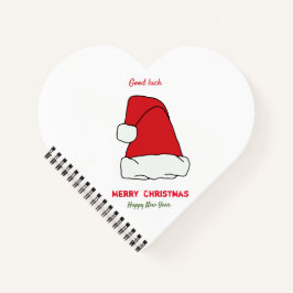 ミニマルなクリスマスと新年の幸せ ノートブック