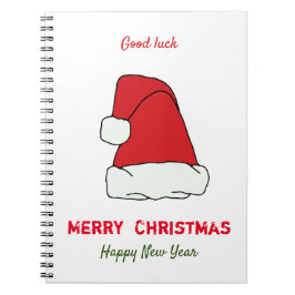 ミニマルなクリスマスと新年の幸せ ノートブック