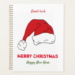ミニマルなクリスマスと新年の幸せ プランナー手帳