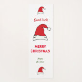 ミニマルなクリスマスと新年の幸せ ヨガマット (裏面)