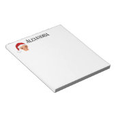 ミニマルなクリスマスをテーマにした個人用ホームオフィス ノートパッド (アングル)