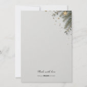 ミニマルなクリスマスカードとフォト宇宙 シーズンカード (裏面)