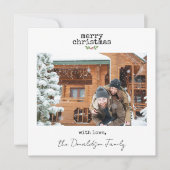 ミニマルなクリスマスカード (正面)