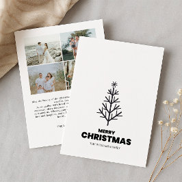 ミニマルなクリスマスカード シーズンカード