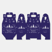 ミニマルなクリスマスベビーシャワー フェイバーボックス (見開き)