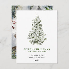 ミニマルなクリスマスホリデーカード シーズンカード