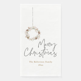 ミニマルなクリスマスリース