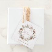 ミニマルなクリスマスリース フェイバータグ (インサイチュ)