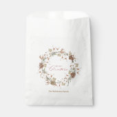 ミニマルなクリスマスリース フェイバーバッグ (正面)