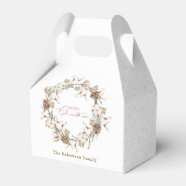 ミニマルなクリスマスリース フェイバーボックス