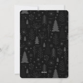 ミニマルなクリスマス モダン 2 枚の写真 シーズンカード (裏面)
