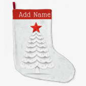 ミニマルなクリスマス ラージクリスマスストッキング (正面)