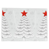 ミニマルなクリスマス ラージペーパーバッグ (裏面)