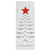 ミニマルなクリスマス ワインギフトバッグ (裏面)