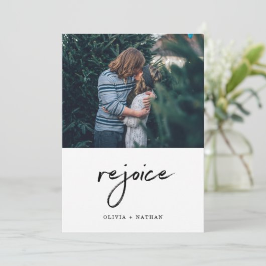 ミニマルなクリスマス | 写真と楽しむ シーズンカード (スタンド正面)