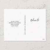 ミニマルなクリスマス | 写真と楽しむ シーズンポストカード (裏面)