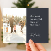 ミニマルなクリスマス |家族モダンスタイリッシュの写真 シーズンカード