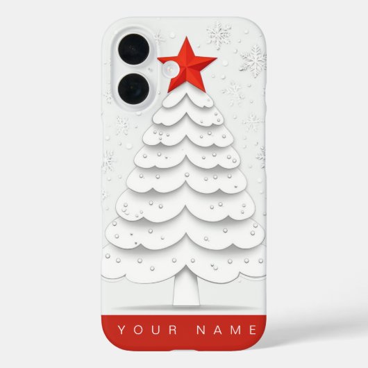 ミニマルなクリスマス Case-Mate iPhoneケース (裏面)