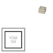 ミニマルなクリーンデザインカスタム ラバースタンプ (押印)