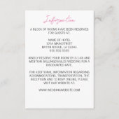 ミニマルなグラジオラス結婚のエンクロージャカード エンクロージャーカード (正面)