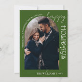 ミニマルなグリーンフォトハッピー休日クリスマス (正面)