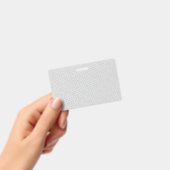 ミニマルなグレーのポルカドットパターン バッジ (手持ち)