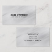 ミニマルなグレーの背景魅力的名刺 名刺 (正面/裏面)