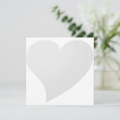 ミニマルなグレービッグハートモダンエレガントかわいい (スタンド正面)