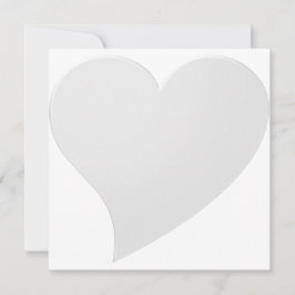 ミニマルなグレービッグハートモダンエレガントかわいい