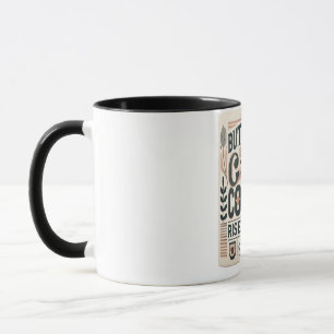 ミニマルなコーヒーマグとはっきりしたタイポグラフィ居心地 マグカップ
