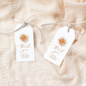 ミニマルなコーヒー感謝していブライダルシャワーユーラベル ギフトタグ