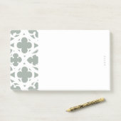 ミニマルなゴシック淡い色の窓（オリーブ） ポストイット (デスク)