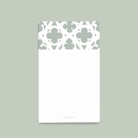 ミニマルなゴシック淡い色の窓（オリーブ） ポストイット
