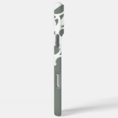 ミニマルなゴシック窓の書道Sage Green Case-Mate iPhoneケース (裏面 / 右)