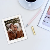 ミニマルなサイン救写真当社日付 箔招待状ポストカード