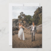 ミニマルなシックで楽しいパーティー 招待状 (裏面)